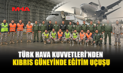 TÜRK HAVA KUVVETLERİ’NDEN KIBRIS GÜNEYİNDE EĞİTİM UÇUŞU