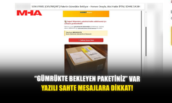 “GÜMRÜKTE BEKLEYEN PAKETİNİZ” VAR YAZILI SAHTE MESAJLARA DİKKAT!