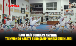 RAUF RAİF DENKTAŞ ANISINA TAEKWONDO KARATE BUDO ŞAMPİYONASI DÜZENLENDİ