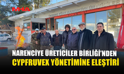 NARENCİYE ÜRETİCİLER BİRLİĞİ’NDEN CYPFRUVEX YÖNETİMİNE ELEŞTİRİ