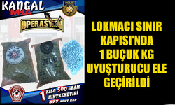LOKMACI SINIR KAPISI'NDA 1 BUÇUK KG UYUŞTURUCU ELE GEÇİRİLDİ