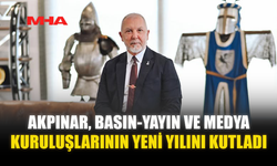 AKPINAR, BASIN-YAYIN VE MEDYA KURULUŞLARININ YENİ YILINI KUTLADI