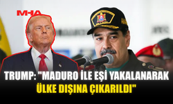 TRUMP: "MADURO İLE EŞİ YAKALANARAK ÜLKE DIŞINA ÇIKARILDI"