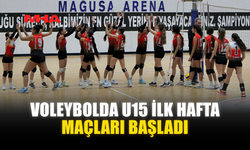 VOLEYBOLDA U15 İLK HAFTA MAÇLARI BAŞLADI