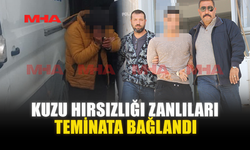 KUZU HIRSIZLIĞI ZANLILARI TEMİNATA BAĞLANDI