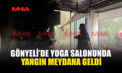 GÖNYELİ’DE YOGA SALONUNDA YANGIN MEYDANA GELDİ