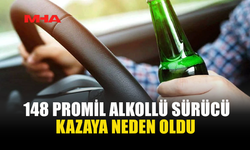 148 PROMİL ALKOLLÜ SÜRÜCÜ KAZAYA NEDEN OLDU