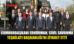 CUMHURBAŞKANI ERHÜRMAN, SİVİL SAVUNMA TEŞKİLATI BAŞKANLIĞI’NI ZİYARET ETTİ