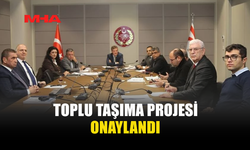 TOPLU TAŞIMA PROJESİ ONAYLANDI