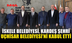 İSKELE BELEDİYESİ, KARDEŞ ŞEHRİ UÇHİSAR BELEDİYESİ’Nİ KABUL ETTİ