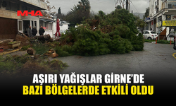 AŞIRI YAĞIŞLAR GİRNE’DE BAZI BÖLGELERDE ETKİLİ OLDU