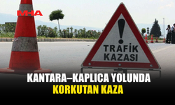 KANTARA–KAPLICA YOLUNDA KORKUTAN KAZA