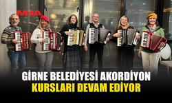 GİRNE BELEDİYESİ AKORDİYON KURSLARI DEVAM EDİYOR