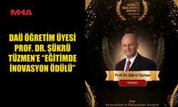 DAÜ ÖĞRETİM ÜYESİ PROF. DR. ŞÜKRÜ TÜZMEN’E “EĞİTİMDE İNOVASYON ÖDÜLÜ”