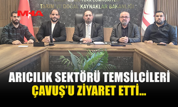 ARICILIK SEKTÖRÜ TEMSİLCİLERİ ÇAVUŞ’U ZİYARET ETTİ…