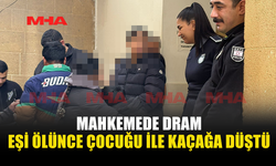 EŞİ ÖLÜNCE ÇOCUĞU İLE KAÇAĞA DÜŞTÜ