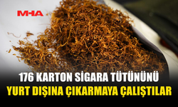 ERCAN'DA TOPLAM 176 KARTON TÜTÜN ELE GEÇİRİLDİ