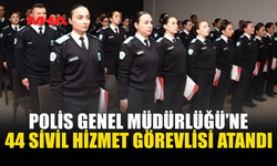 44 SİVİL HİZMET GÖREVLİSİ POLİS KADROSUNA DAHİL EDİLDİ