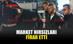 MARKET HIRSIZLARI POLİS HÜCRESİNDEN FİRAR ETTİ