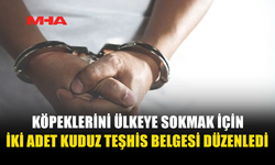 KÖPEKLERİNİ ÜLKEYE SOKMAK İÇİN İKİ ADET KUDUZ TEŞHİS BELGESİ DÜZENLEYEN ŞAHIS TUTUKLANDI