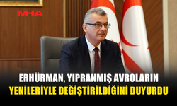 CUMHURBAŞKANI ERHÜRMAN: 2 MİLYON AVROLUK YIPRANMIŞ BANKNOTLAR DEĞİŞTİRİLDİ