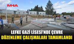 LEFKE BELEDİYESİ OKUL BAHÇESİNİ YENİLEDİ