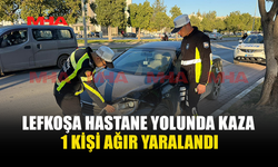 LEFKOŞA’DA YAŞLI KADINA ARAÇ ÇARPTI