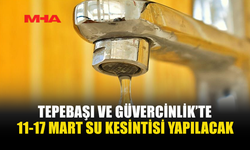 TEPEBAŞI, ÇAYÖNÜ VE GÜVERCİNLİK’TE SU KESİNTİSİ YAPILACAK