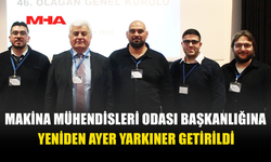 MAKİNA MÜHENDİSLERİ ODASI’NDA YARKINER YENİDEN BAŞKAN OLDU