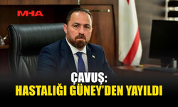 ÇAVUŞ: “HASTALIK GÜNEY’DE DAHA ÖNCE ORTAYA ÇIKTI”