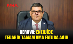 ENERJİ KRİZİNE KARŞI ÖNLEMLER MASADA, BEROVA UYARDI