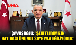 ÇAVUŞOĞLU: “ŞEHİTLERİMİZİN FEDAKÂRLIĞINI UNUTMAYACAĞIZ”