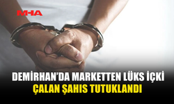 MARKETTEN İÇKİ ÇALDI, AYNI GÜN YAKALANDI