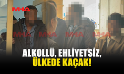 ALKOLLÜ VE EHLİYETSİZ SÜRÜCÜ KAZA YAPTI