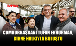 CUMHURBAŞKANI ERHÜRMAN GİRNE'DE VATANDAŞLARLA BİR ARAYA GELDİ