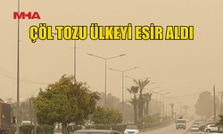 KKTC'DE GÖKYÜZÜ SARIYA BÜRÜNDÜ