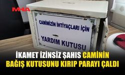 CAMİDE BAĞIŞ KUTUSU KIRILDI, 5 BİN TL ÇALINDI