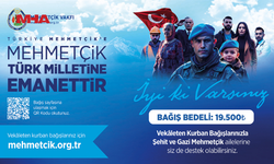 TSK MEHMETÇİK VAKFI, VEKÂLETEN KURBAN BAĞIŞ KABULÜNE BAŞLADI