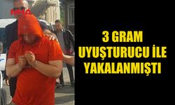 3 GRAM HİNTKENEVİRİYLE YAKALANDI, KEFALETLE ÇIKTI