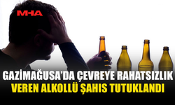 ALKOLLÜ ŞAHIS YÜKSEK SESLE BAĞIRIP ÇAĞIRDI, SUÇÜSTÜ TUTUKLANDI