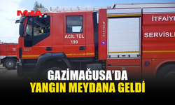 GAZİMAĞUSA'DA LAMBAYA AİT ADAPTÖR YANGINA SEBEP OLDU