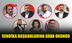 MECLİS ÖNÜ EYLEM SONRASI SENDİKA BAŞKANLARINA DAVA