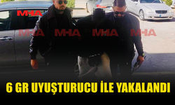 NİJERYALI ŞAHIS 6 GR YASAKLI MADDE İLE YAKALANDI