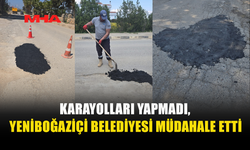 YENİBOĞAZİÇİ BELEDİYESİ’NDEN YOLLARDA ONARIM ÇALIŞMASI