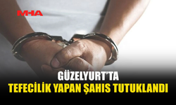 BORÇ SENEDİYLE TEFECİLİK YAPAN ŞAHIS TUTUKLANDI