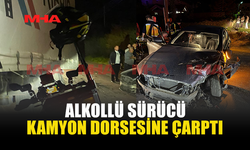 ÇATALKÖY’DE ALKOLLÜ SÜRÜCÜ KAZA YAPTI