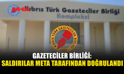 GAZETECİLER BİRLİĞİ: META SÜRECİ TEYİT ETTİ