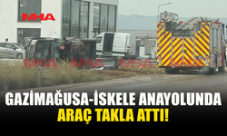 GAZİMAĞUSA-İSKELE ANAYOLUNDA KAZA