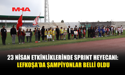 LEFKOŞA ATATÜRK STADYUMU’NDA NEFES KESEN YARIŞ