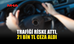 ERCAN-İSKELE ANAYOLU’NDA TEHLİKELİ SÜRÜŞE 21 BİN TL CEZA